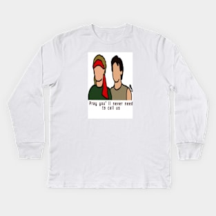 The frog brothers Kids Long Sleeve T-Shirt